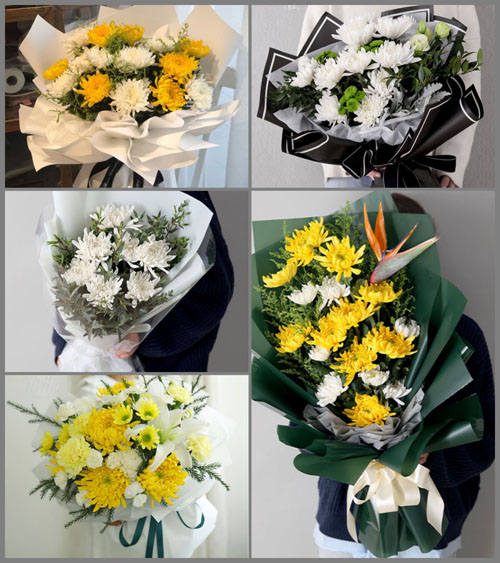 湖北孝感市应城市汤池镇方集村白事花束代送